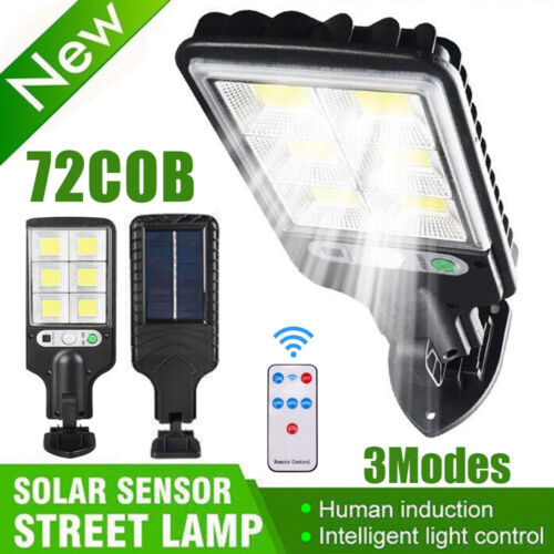 1000000LM LED Solar Motion Sensor Light Bright Garden Outdoor Street Wall Lamp - Image 2