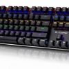 Wireless Gaming Keyboard Mechanical G-Cord Wired Keyboard LED Backlit 104 Keys Wireless Gaming Keyboard Mechanical G-Cord Wired Keyboard LED Backlit 104 Keys
