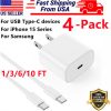 4 Pack Super Fast USB C Charger Universal Type C Data SYNC for 15 16 Pro Max 4 Pack Super Fast USB C Charger Universal Type C Data SYNC for 15 16 Pro Max