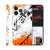 Phone Vinyl Skins Grunge Orange & Black Decal Phone Vinyl Skins Grunge Orange & Black Decal