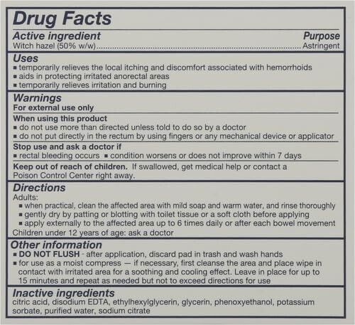 TUCKS Medicated Cooling Pads, 100 Count – Pads with Witch Hazel, Cleanses Sen... - Image 2