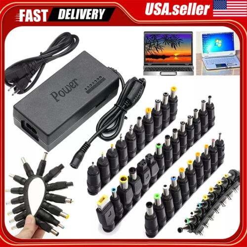 96W Universal Laptop Power Supply Charger Adapter w/ 42 Tips Notebook Charger US