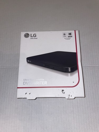 LG SP80NB80 Ultra Slim Portable External Drive DVD Writer & Playback for Mac/PC