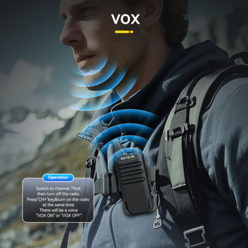 Retevis RT22 UHF 2W Walkie Talkies Long Range Two Way Radio For School/Church*10