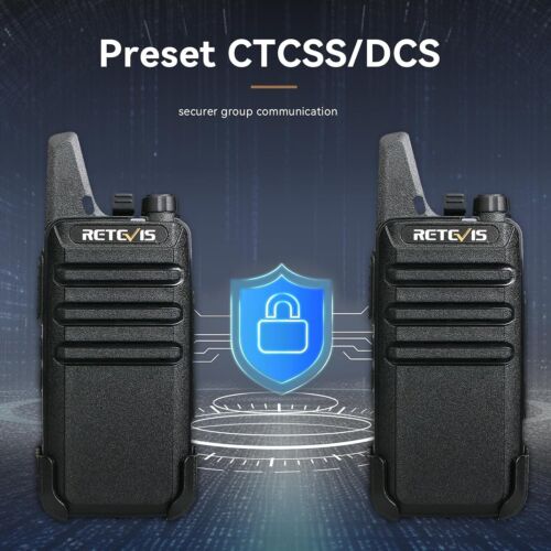 Retevis RT22 UHF 2W Walkie Talkies Long Range Two Way Radio For School/Church*10 - Image 7