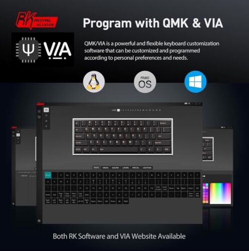 UK Layout 60% True Mechanical Gaming Keyboard Type C Wired 14 Chroma RGB Backlit - Image 3