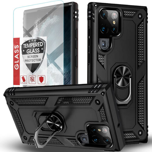 For Samsung Galaxy S25 Ultra S24 S23 S22 S21 FE Case Phone Cover + Screen Glass - Image 3