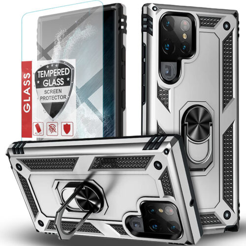 For Samsung Galaxy S25 Ultra S24 S23 S22 S21 FE Case Phone Cover + Screen Glass - Image 5