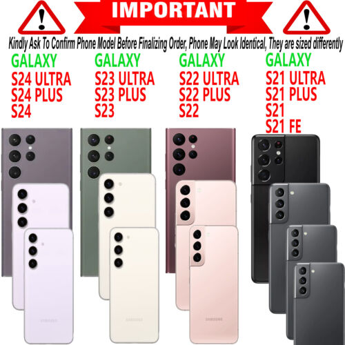 For Samsung Galaxy S25 Ultra S24 S23 S22 S21 FE Case Phone Cover + Screen Glass - Image 42