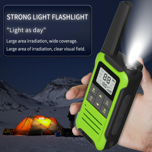 Baofeng Long Range FRS Walkie Talkies, 4 Pack Rechargeable Two-Way Radios - Image 3