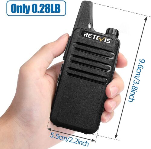 Retevis RT22 UHF Walkie Talkie Two Way Radio 2W CTCSS/DCS VOX For Family 2Pack - Image 13