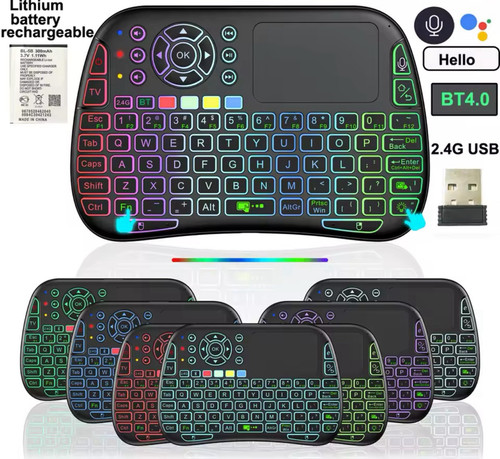 US Mini i8 Wireless Keyboard 2.4G with Touchpad for PC Android Desktop PC TV Box