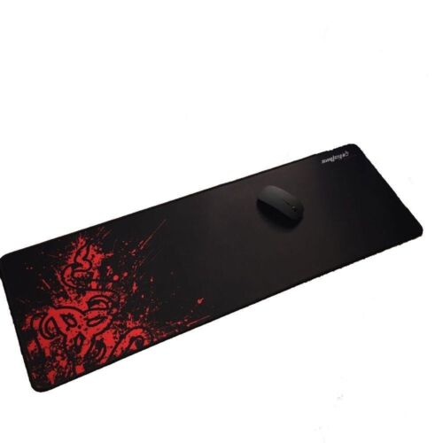 New Large Mouse Pad Extended Gaming XXL 900x300mm Big Size Desk Mat Black & Red - Image 7