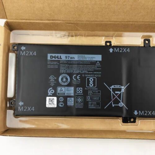 Genuine OEM 97Wh 6GTPY Battery For Dell Precision 5520 5530 XPS 15 9560 9570 New