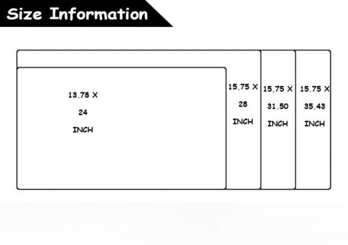 Excel Cheat Sheet Desk Mat | Excel Shortcut Key Mouse Pad | Water Resistant Mat - Image 10