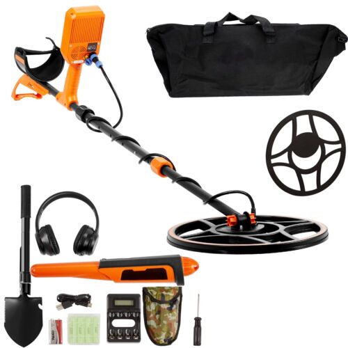 Waterproof Metal Detector Professional Rechargeable Gold Detector 12" Coil - Image 8