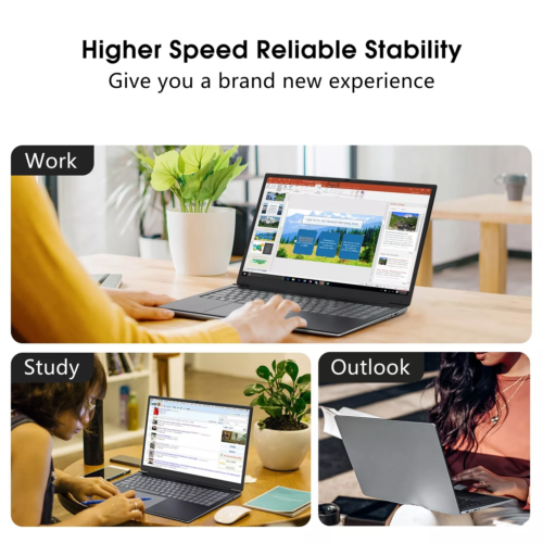 SGIN Laptop 17.3 Inch computer with 4GB RAM 128GB SSD Dual Core Up to 2.6 GHz - Image 5