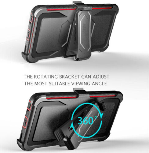 ARMOR TANK RUGGED Phone Case Cover Clip Stand Holster +BUILT IN SCREEN PROTECTOR - Image 32