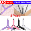 4Bed Sheet Fasteners Adjustable Elastic Suspenders Straps Mattress Covers Clips 4Bed Sheet Fasteners Adjustable Elastic Suspenders Straps Mattress Covers Clips