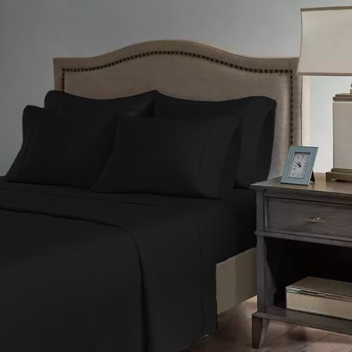 6 Piece Premium Bamboo Sheet Set, Deep Pockets, 50 Colors, 2200 Count, Soft - Image 3