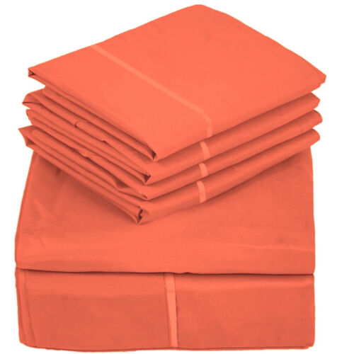 6 Piece Premium Bamboo Sheet Set, Deep Pockets, 50 Colors, 2200 Count, Soft - Image 131