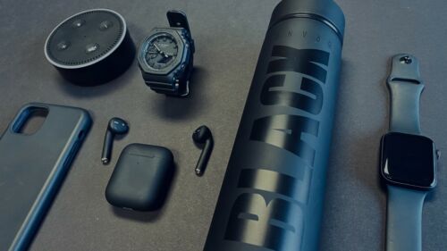 16 oz Matte Black Thermos Vacuum Insulated Flask - Keeps Hot & Cold Drinks Fresh