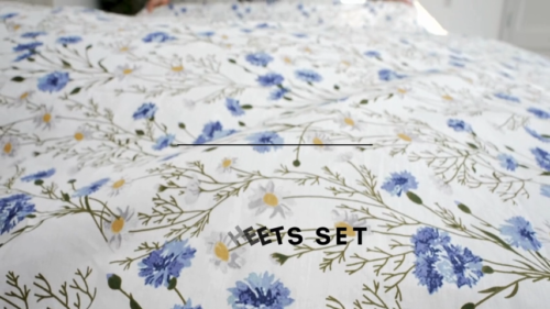 4 Piece 100% Cotton Sheet Set Deep Pocket 200 Thread Count Cozy Soft Bed Sheets - Image 2