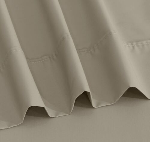 4 Piece 100% Cotton Sheet Set Deep Pocket 200 Thread Count Cozy Soft Bed Sheets - Image 138