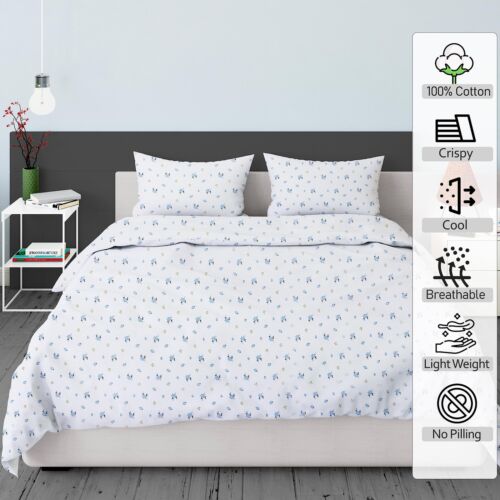 4 Piece 100% Cotton Sheet Set Deep Pocket 200 Thread Count Cozy Soft Bed Sheets - Image 254