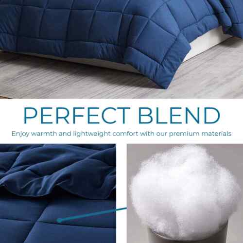 Quilted Down Alternative Comforter, Ultra Soft all season Comforter Duvet Insert - Image 62