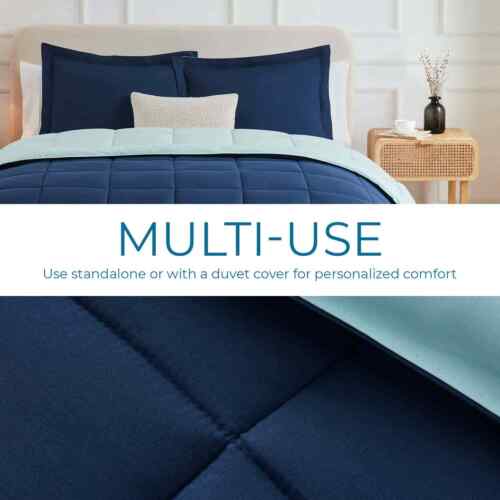 Quilted Down Alternative Comforter, Ultra Soft all season Comforter Duvet Insert - Image 66