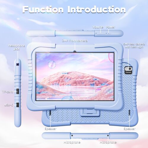 SGIN 10.1" Tablet Android 13 128GB ROM 4GB RAM WIFI Quad-Core Tablet Dual Camera - Image 7