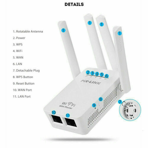 2.4G/5G Dual Band WiFi Repeater 1200Mbps WIFI Range Extender Wifi Signal Booster - Image 2
