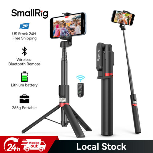SmallRig Selfie Stick Phone Tripod Stand with Bluetooth Remote fr iPhone|Samsung