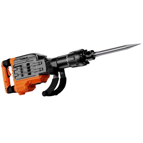 Demolition Jack Hammer Concrete Breaker 3500W Electric 2 Chisel Bits Black - Image 14