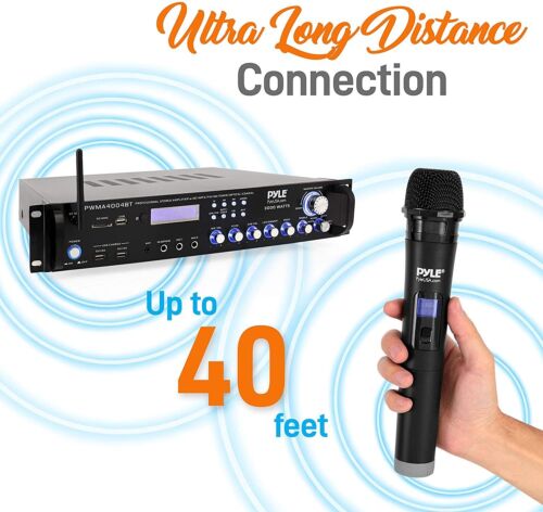 Pyle Bluetooth Home Audio Power Amplifier 19.41lbs PWMA4004BT