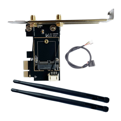 Dual Band PCIE WiFi Bluetooth Card Desktop PCIe Wireless Network WiFi Adapter
