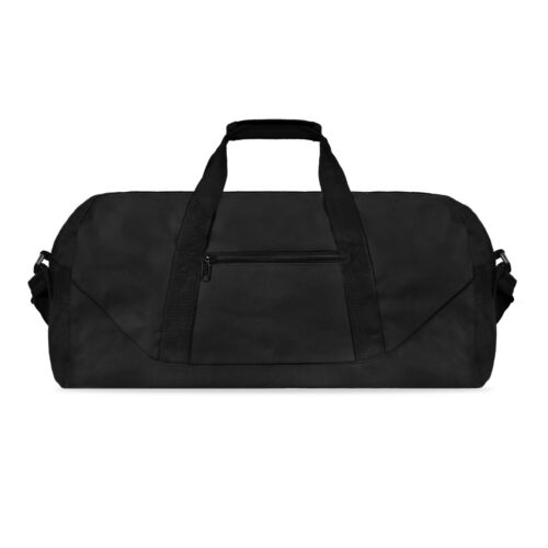 DALIX 21" Sports Duffle Gym Sling Travel Bag in Black