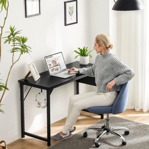 31-63" Modern Office Computer Desk Writing Work Study Table with Storage Bag - Image 16