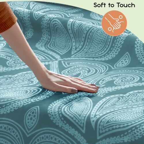 Deep Pocket 6 Piece Bed Sheet Set 1800 Series Microfiber Comfort Paisley Sheets - Image 10