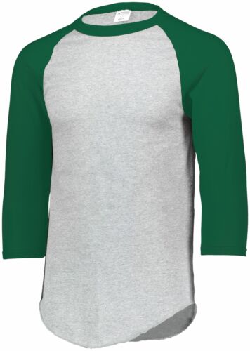 Augusta Sportswear 4420 Mens Baseball Jersey Sports T-Shirt Raglan Stylish Tee - Image 3