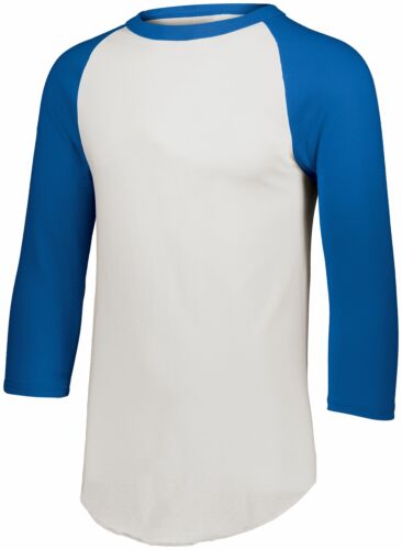 Augusta Sportswear 4420 Mens Baseball Jersey Sports T-Shirt Raglan Stylish Tee - Image 13