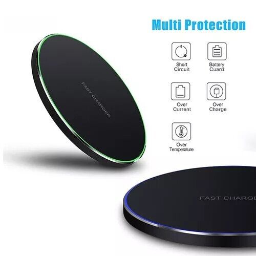 15W Max Wireless Fast Charger Charging Pad for Samsung Phone Buds iPhone AirPods