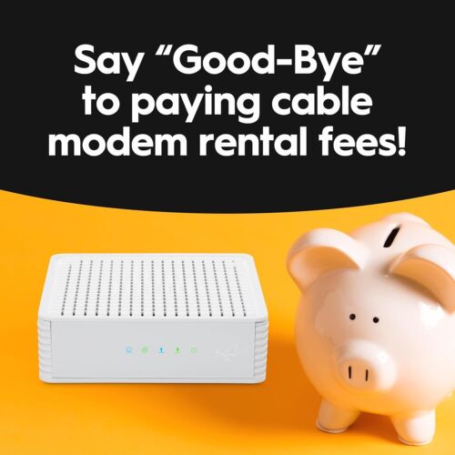 Hitron CODA DOCSIS 3.1 Modem | 1 Gbps Max Internet Speeds | Certified with Cox &