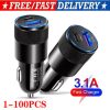 Dual USB PD Type-C Car Charger 30W Fast Adapter For iPhone 14 13 11 Pro Max lot Dual USB PD Type-C Car Charger 30W Fast Adapter For iPhone 14 13 11 Pro Max lot