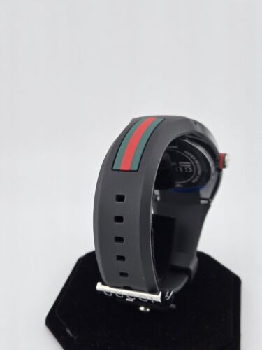 Gucci Sync XXL Men's Black Logo Dial Swiss Quartz Watch - YA137101 ($680 MSRP) - Image 6