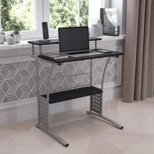 Small Computer Desk Home Office Furniture Compact Desktop Laptop Bedroom Cubical - Image 2