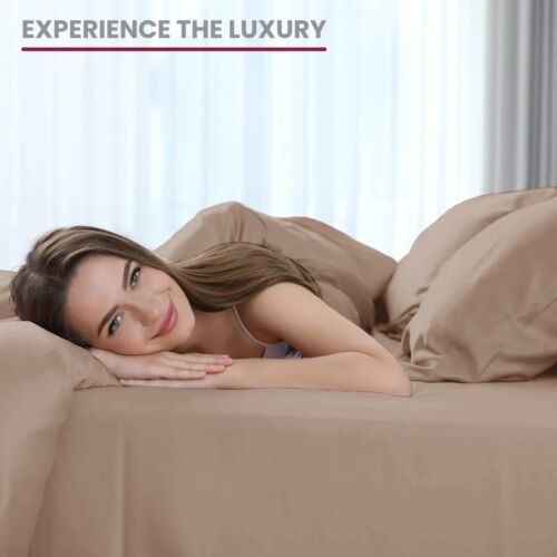 6 Piece Bed Sheet Set 1800 Series Microfiber Comfort Deep Pocket Hotel Bed Sheet - Image 49