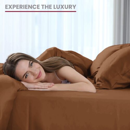 6 Piece Bed Sheet Set 1800 Series Microfiber Comfort Deep Pocket Hotel Bed Sheet - Image 75