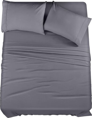 Soft Brushed Microfiber 4 Piece Bed Sheet Set with Pillow Cases Utopia Bedding - Image 50